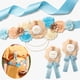 thumbnail image 1 of Set De Faja De Maternidad Mom To Be Dad To Be Blue Flower, 1 of 7