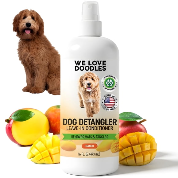 Spray desenredante para perros We Love Doodles 473 ml con aroma a mango