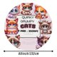 thumbnail image 5 of Grumpy Cat Mantel Redondo con Estampado Icónico de Temática, Se Adapta a la Mayoría de Mesas, Fácil de Cuidar, Regalo Perfecto para Aficionados, Amigos y Familia.152cm, 5 of 5