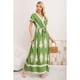 thumbnail image 1 of Maxi Vestido Largo Mujer Cruzado Estampado Casual Eventos 3383, 1 of 3