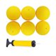 thumbnail image 1 of Juego de 6 bolas Spike Viminston amarillas con bomba, 1 of 6
