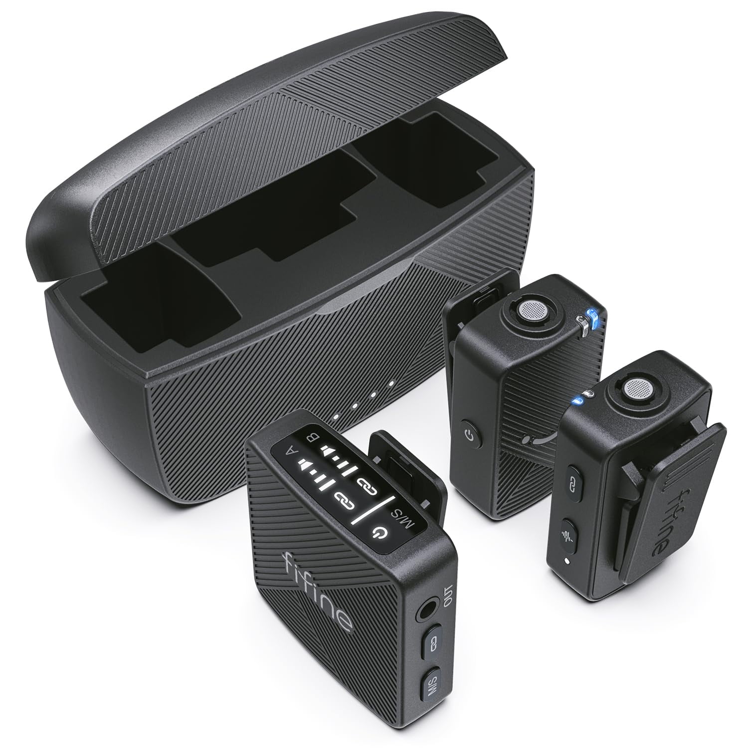 Micrófono Lavalier Inalámbrico Fifine M9 Para Iphone/android