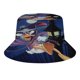 thumbnail image 1 of Pato Darkwing Sombrero bucket para adultos, gorra de protección solar, sombrero de pescador plegable para viajes al aire libre, pesca y actividades de verano, 1 of 6
