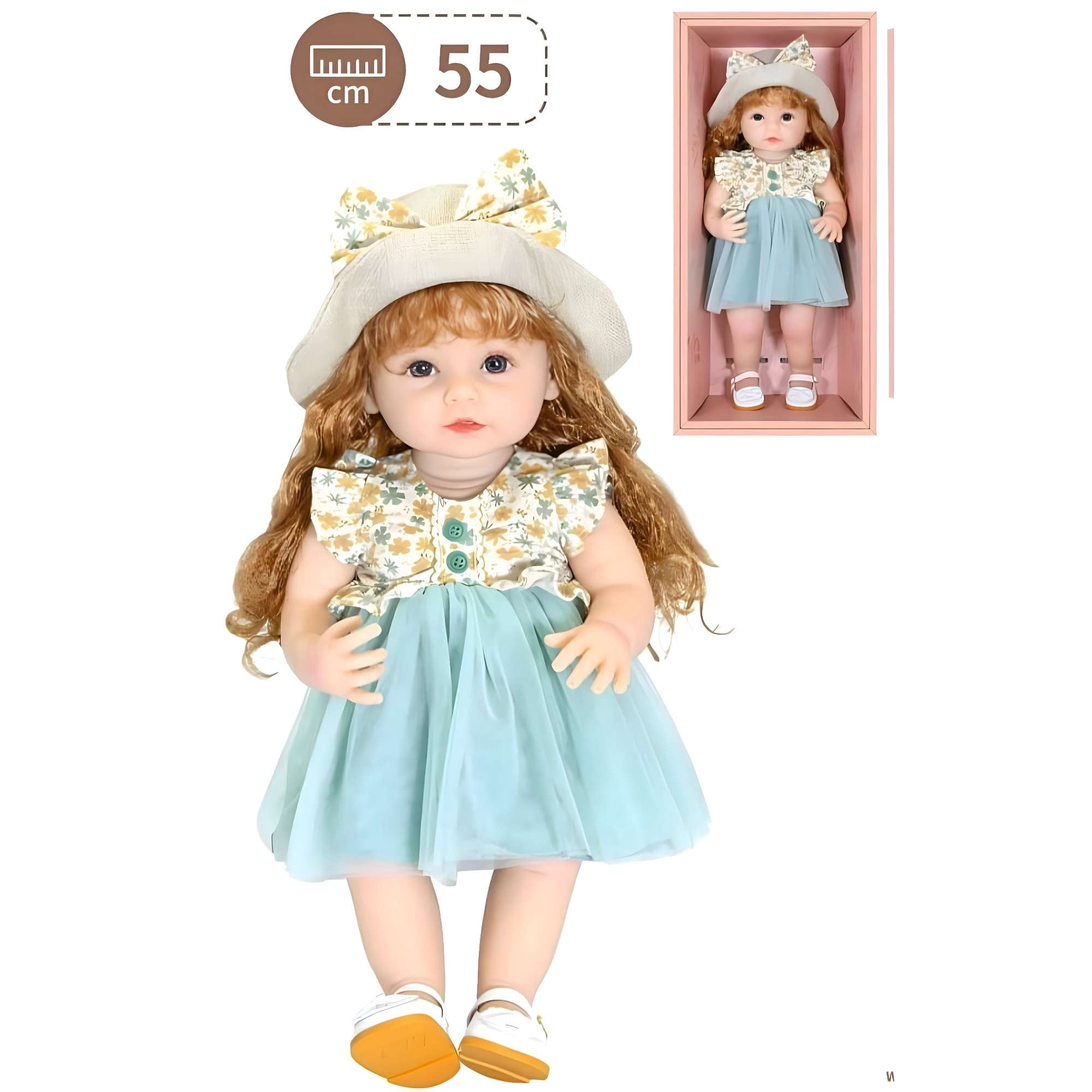 Ali Chile - Muñeca Infantil Bebé Realista Silicona Venus