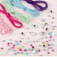 thumbnail image 2 of Rainbow Bling Bracelets. Diy Bead & Knot Bracelet Making Kit For Girls. Arts And Crafts Kit To Design And Create Unique Tween Knot Bracelets With Wax Cord, Beads, Charms & Gem Links, 2 of 2