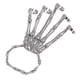 thumbnail image 5 of Pulsera De Mano Esqueleto Con Pulsera De Elasticidad De Anillos Para Party Silver, 5 of 5