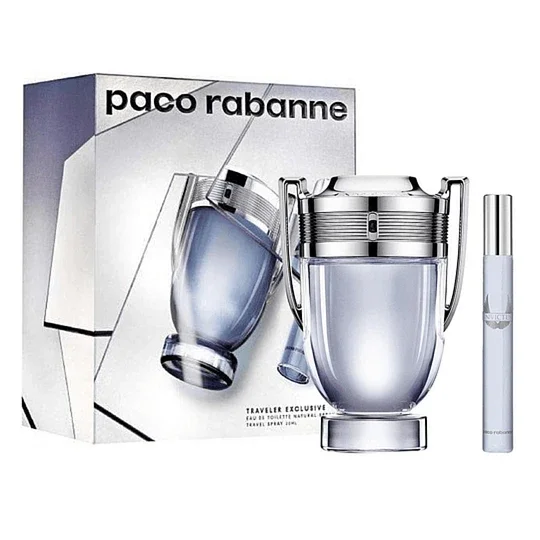 Paco Rabanne - Perfume Invictus Hombre Edt 100 Ml / Shower Gel 100 Ml Estuche