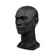 thumbnail image 2 of Cabeza De Maniquí Masculino, Cabeza De Peluca De Mesa Para Postizos, Salón De Belleza, Peluquería, Negro Mate, 2 of 5