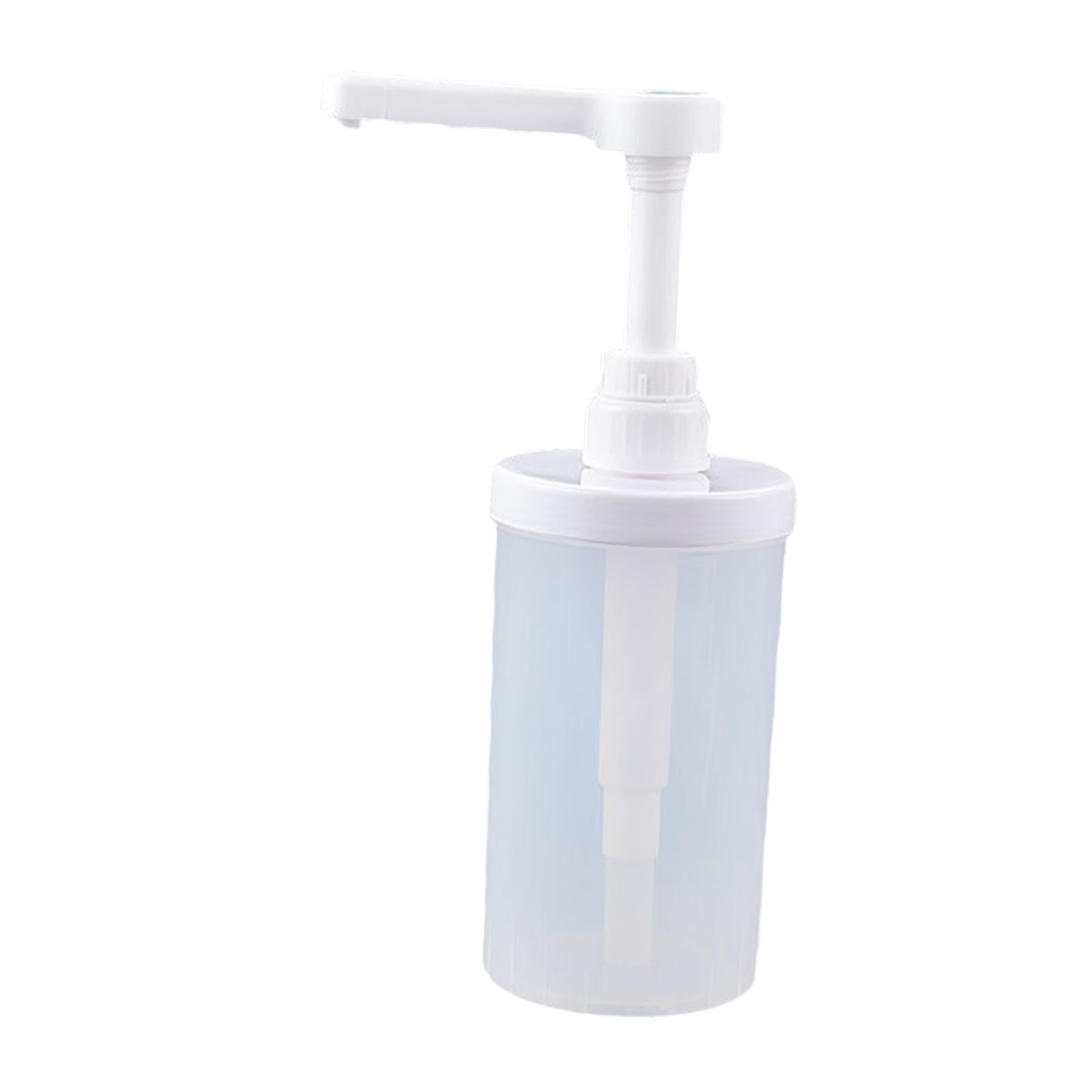 Bothyi - Botella Dosificadora Con Bomba Para Exprimir, Recipiente Redondo Para Ensaladas, Exprimidor De Jugo Para Barra De Casa L