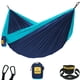 thumbnail image 1 of Hamaca de camping Wise Owl Outfitters DO, de nailon, azul marino y azul, 1 of 8