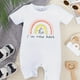 thumbnail image 1 of Infant Baby Boys Casual Romper With Funny "Be Careful What You Say To Me" Letter Print, Newborn Short Sleeve Round Neck Jumpsuit Clothes, 1 of 5
