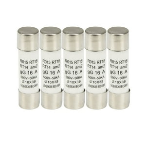 Pack 5 Fusibles 16A 10X38Mm Soliot