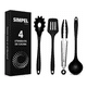 thumbnail image 1 of Juego De Utensilios De Cocina De Silicona Simpel 4 Piezas, 1 of 11