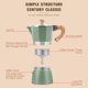 thumbnail image 5 of Máquina de café espresso OOnlyOo, olla de percolación italiana de aluminio para moka, 5 of 9