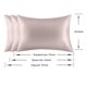 thumbnail image 5 of Fundas de almohada de seda Jocoku 100% seda morera estándar albaricoque, 5 of 6