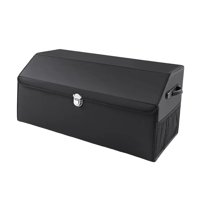 Ioensy - Organizador De Maletero De Coche Plegable Multiusos Con Tapa Para Coches Sedán L