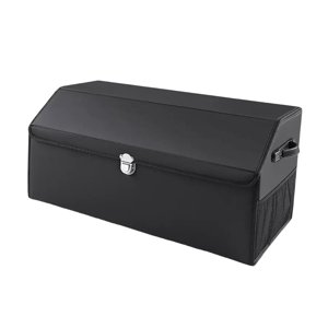 Ioensy - Organizador De Maletero De Coche Plegable Multiusos Con Tapa Para Coches Sedán L