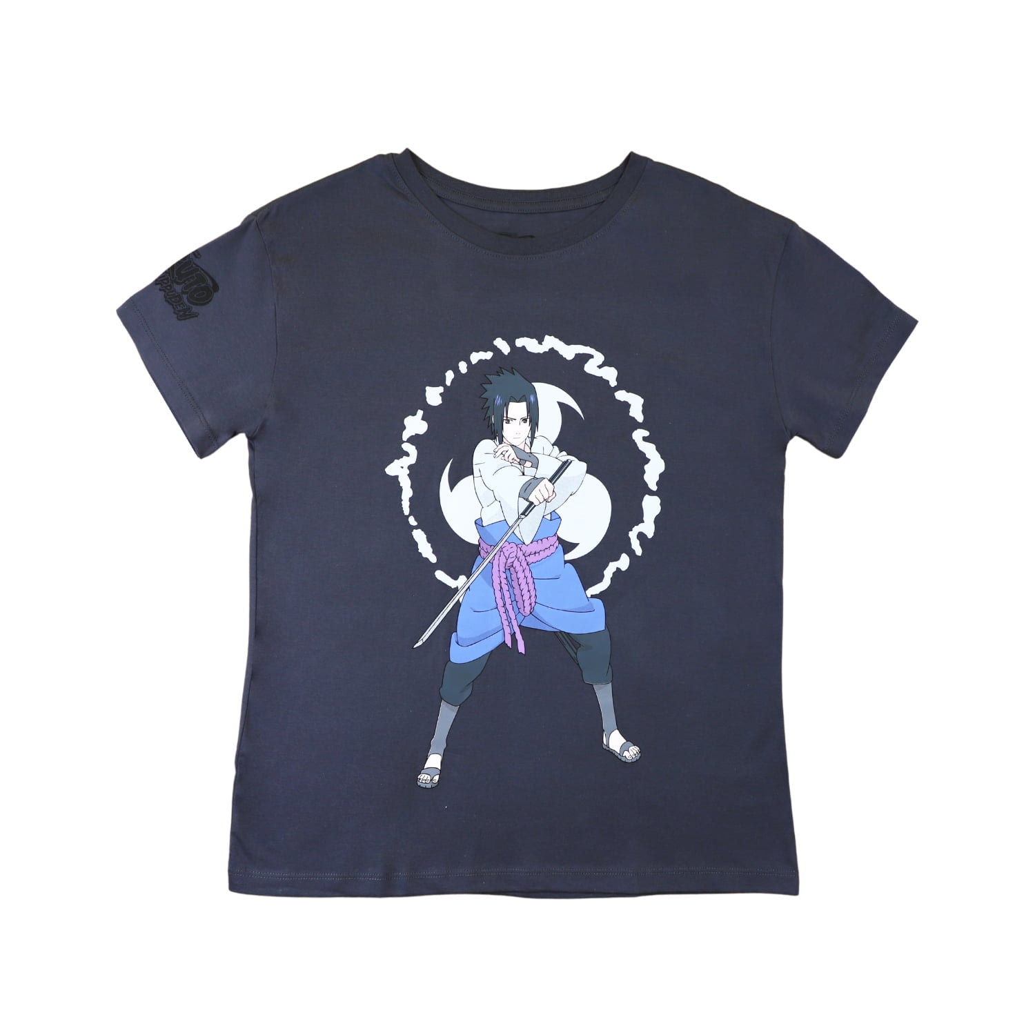Polera Mujer Sasuke Gris Naruto