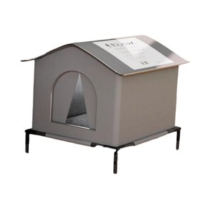 Ioensy - Casa Para Gatos De Exterior Para Granero, Impermeable, Cómoda Y Acogedora Para Gatos Callejeros.