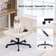 thumbnail image 4 of Silla de escritorio LukkDys Criss Cross con ruedas, tela beige, 4 of 8