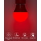 thumbnail image 3 of Bombilla LED ORALUCE roja de 5 W, 450 lúmenes, base E26, equivalente a 40 W, paquete de 6, 3 of 9