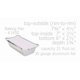 thumbnail image 2 of Moldes desechables de aluminio para pan KitchenDance, 680 ml, con tapas, 25 unidades, 2 of 6