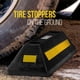 thumbnail image 5 of Topes de rueda de goma Pyle Heavy Duty para estacionamiento en garaje, x2, 5 of 7