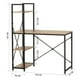 thumbnail image 3 of Escritorio Industrial Iron Con Repisas 100x52x120 Cm, 3 of 6