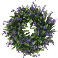Magideal - De Plantas De 12 ""Para Colgar En Puerta De Bienvenida Artificial Para Sala De /Jardín/Granja/Decoración De Fiest Púrpura Verde Oscuro