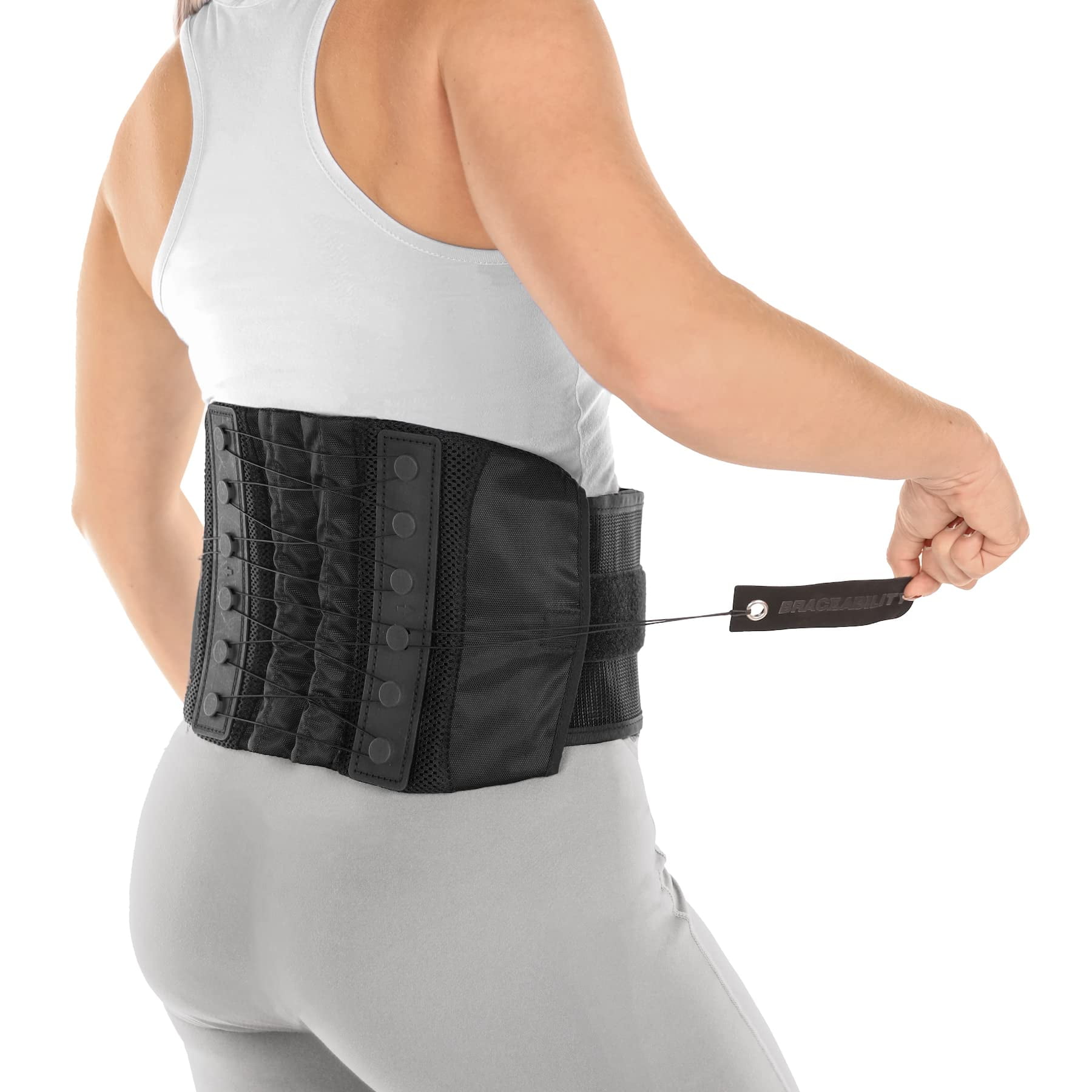 Cinturón De Soporte Lumbar Braceability Para El Dolor Lumbar