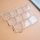 thumbnail image 2 of Porta Velas Vasos 10pcs Plástico Transparente Forma Cuadrada, 2 of 10