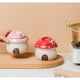 thumbnail image 4 of Azucarero De Cerámica Con Tapa Y Cuchara, Bonito Diseño De Casa De Hongos Tarro De Almacenamiento De Condimentos De Porcelana, 350ml, 4 of 5