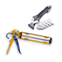 Genérico - Kit Pistola Calafatera Para Silicona Mas Raspador Removedor