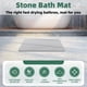 thumbnail image 5 of Alfombrilla de baño de piedra de tierra de diatomeas 60cm*40cm , antideslizante, súper absorbente, para baño, secado rápido, piedra de diatomita, grande, natural, fácil de limpiar, 5 of 7