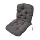 thumbnail image 5 of Cojín Para Respaldo De Asiento Al Aire Libre, Cojín Para Silla Mecedora De Temporada Para Primavera Y Verano, Gris Oscuro, 5 of 5