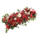 thumbnail image 5 of de flores artificiales para boda, decoración de fondo colgante, arreglo Floral, planta de exhibición para recepción, ventana de , rojo, 5 of 5
