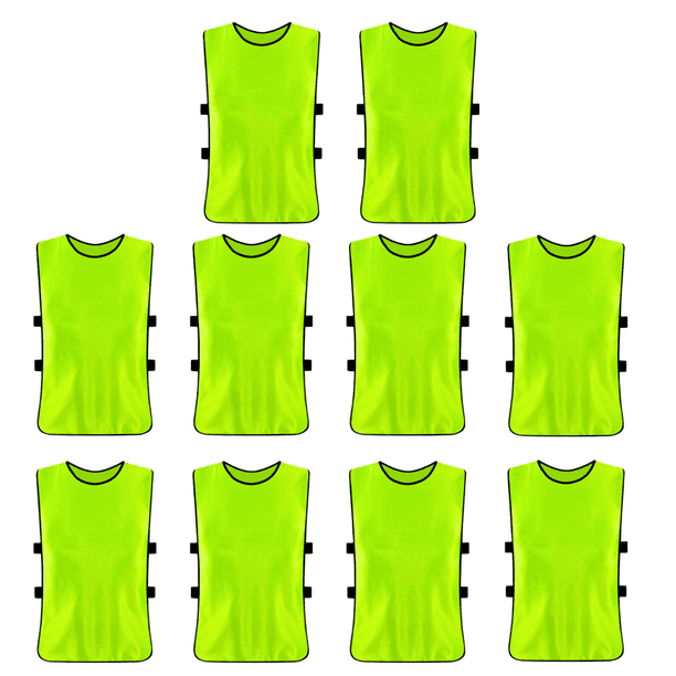 Pack X10 Chaleco Deportivo Petos XL Extra Grande Adultos