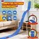 thumbnail image 4 of Pista de carreras flexible de 4,5 m, 2 carriles, azul, MozoaLata, 4 of 7