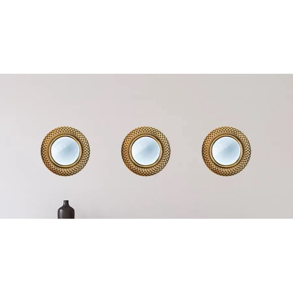 Set de espejos redondos decorativos tipo Calipso