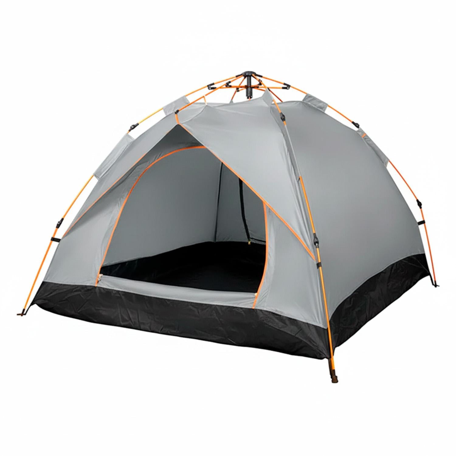 Global Latin Group - Carpa 3 Personas Impermeable Protección Uv Y Fácil Armado Gris