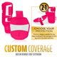 thumbnail image 2 of Protector de piernas Franklin Sports PRT Series de béisbol para adultos, color rosa, 2 of 8