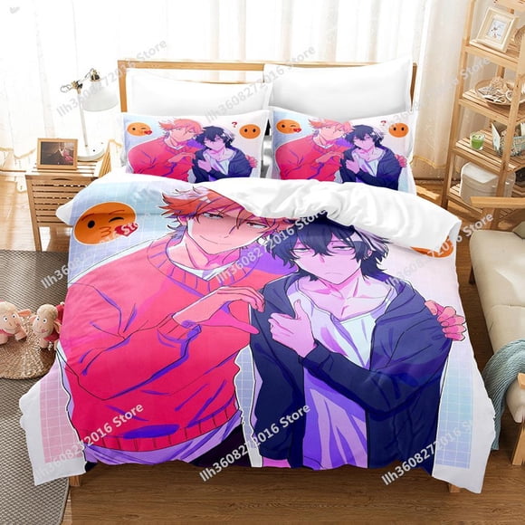 Anime Buddy Daddies Bedding Set Single Twin Full Size Bed Set Teenager Bedroom Sheet set Anime bed sheet set Bed Sheets