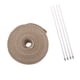 thumbnail image 3 of 2 "32Ft Fiberglass Manifold Header Exhaust Heat Tape Wrap Ties Beige, 3 of 3