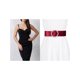 thumbnail image 5 of INSPIRE CHIC Cinturón de cintura para mujer de talla grande con hebilla de perlas falsas, cinturones anchos de terciopelo vintage para vestido 25.59-32.28" Rojo vino, 5 of 5