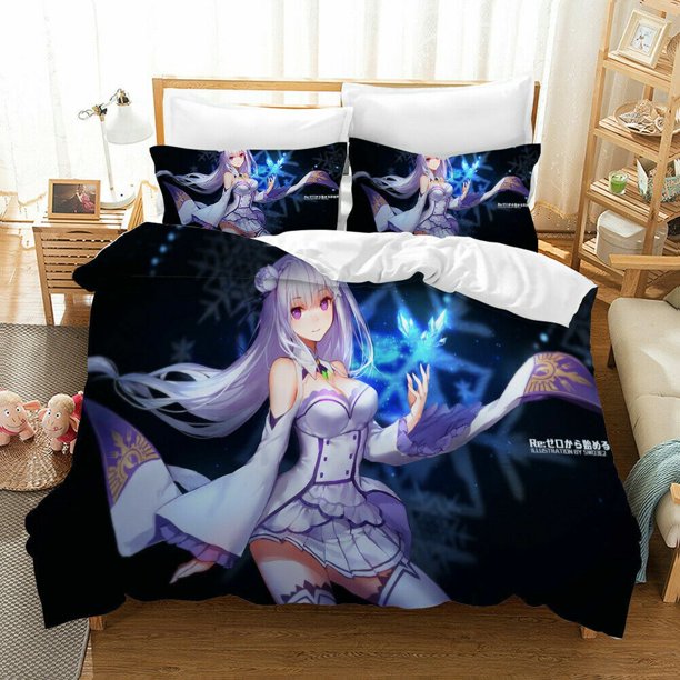 Life in a different world from zero Bedding Set Duvet Cover Pillowcase3-Piece Bedding Set