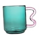thumbnail image 5 of Taza De Cristal Colorida Taza De Bebida De Desayuno 15 Oz Para Oficina De Agua Con Leche, 5 of 5