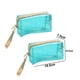thumbnail image 2 of Bolsa de cosméticos transparente de 2 piezas, bolsa de aseo portátil, bolsa de almacenamiento de viaje, 2 of 5