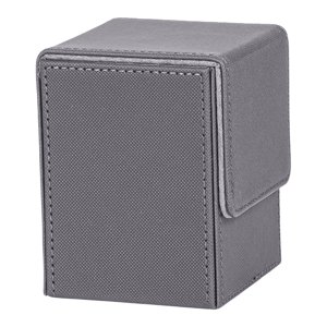 Bothyi - Estuche De Cubierta Caja De Almacenamiento De Tarjetas Protector De Tarjetas Para Tarjetas De Juego Tarjetas De Visita Gris