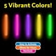 thumbnail image 2 of Paquete de fiesta Glow Sticks PartySticks Mini 200, paquete de 5 colores, 2 of 6