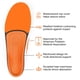 thumbnail image 4 of Plantillas Superfeet multiusos con soporte de alto impacto, color naranja, 4 of 6